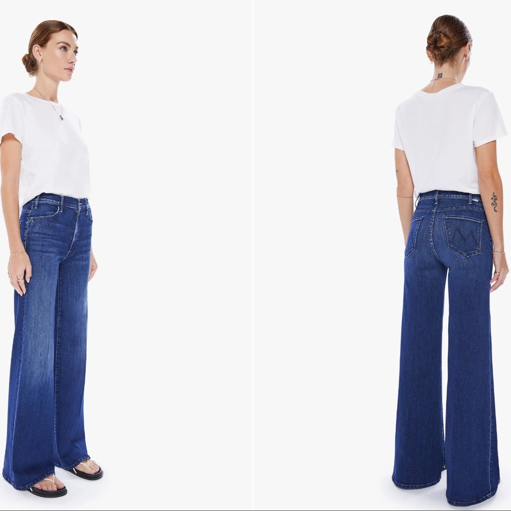 MOTHER DENIM The Hustler Roller Sneak NWT